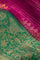 Fancy Matka Silk Checks Pink Saree