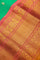 Gadwal Silk Rama Green Saree