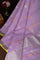 Zari Kota Cotton Lavender Saree