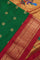 Paithani Silk Bottle Green Saree