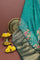 Bandhani Silk Peacock Green Saree