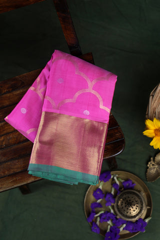 Venkatagiri Silk Pink Saree