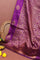 Matka Silk Purple Saree