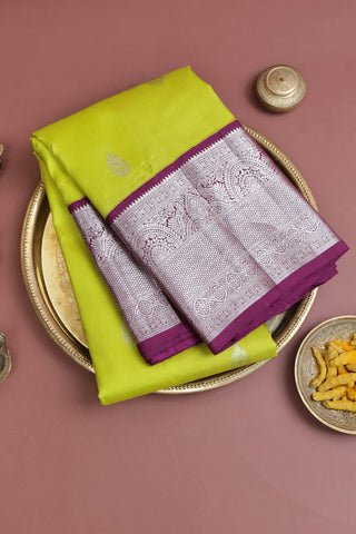 Kancheepuram Silk Light Green Saree