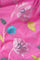 Zari Kota Cotton Floral Buttis Pink Saree