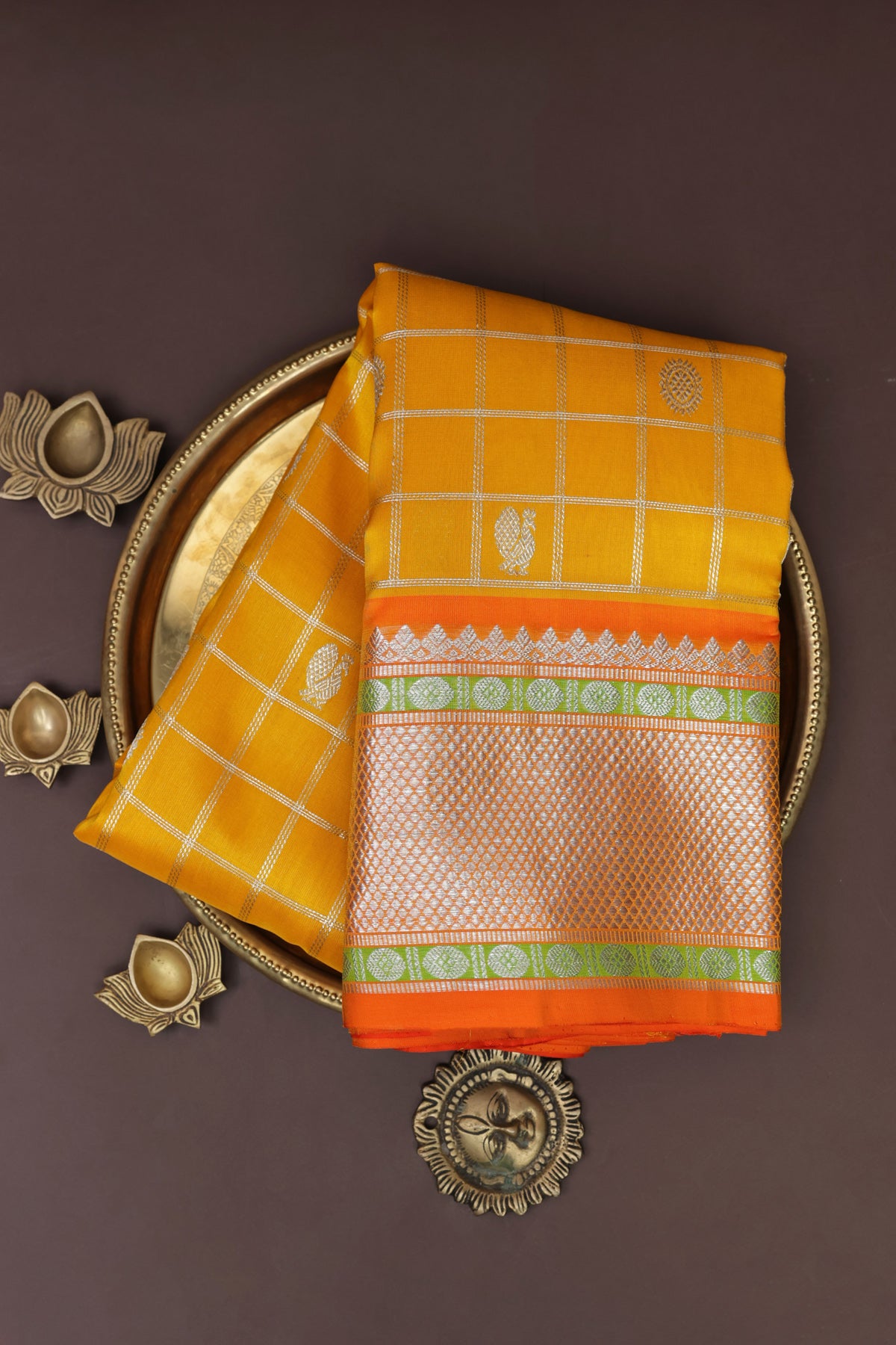 Venkatagiri Silk Gold Saree