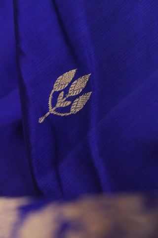 Matka Silk Royal Blue Saree