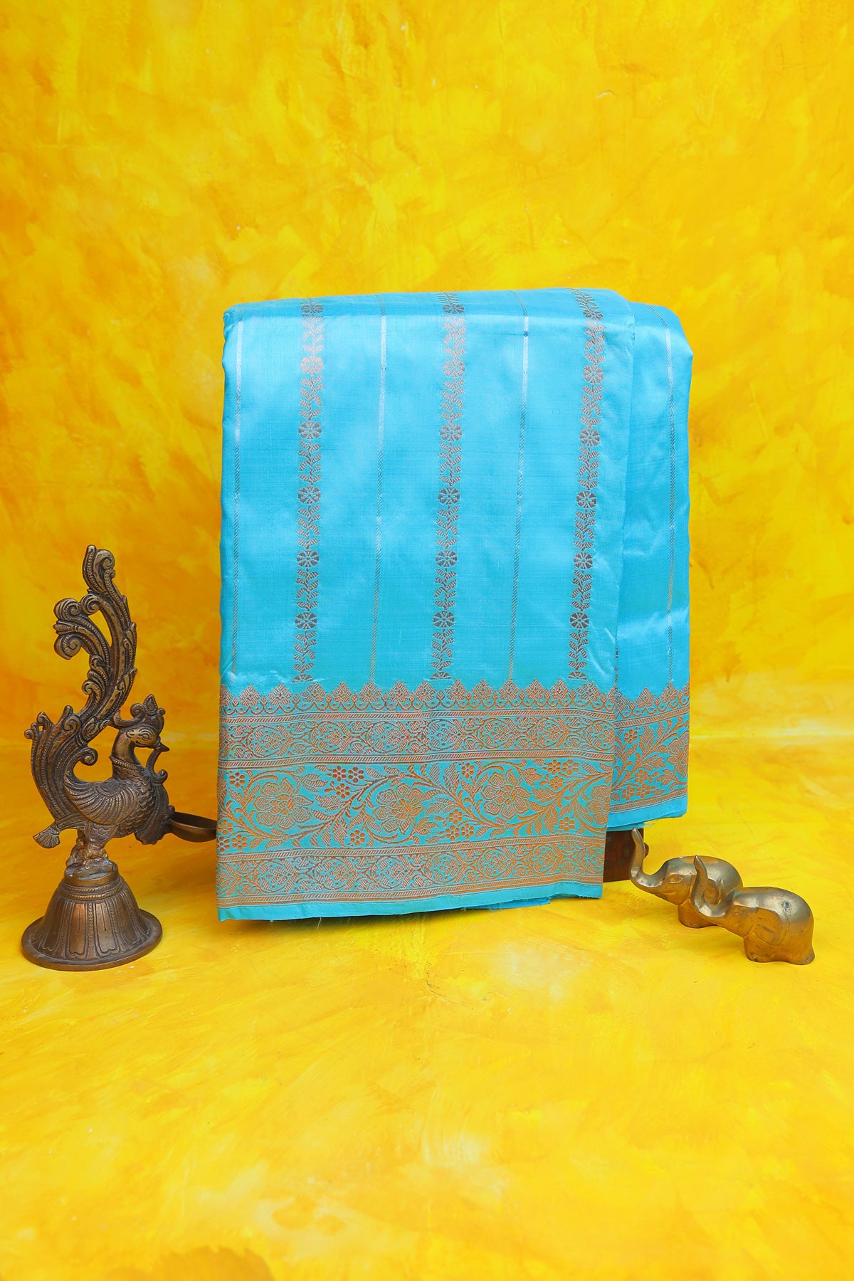 Banarasi Silk Sky Blue Saree