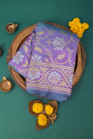 Banarasi Silk Dual Color Saree