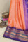 Gadwal Silk Peach Saree