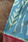 Ikat Silk Sky Blue Saree