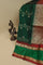 Venkatagiri Silk Bottle Green Saree