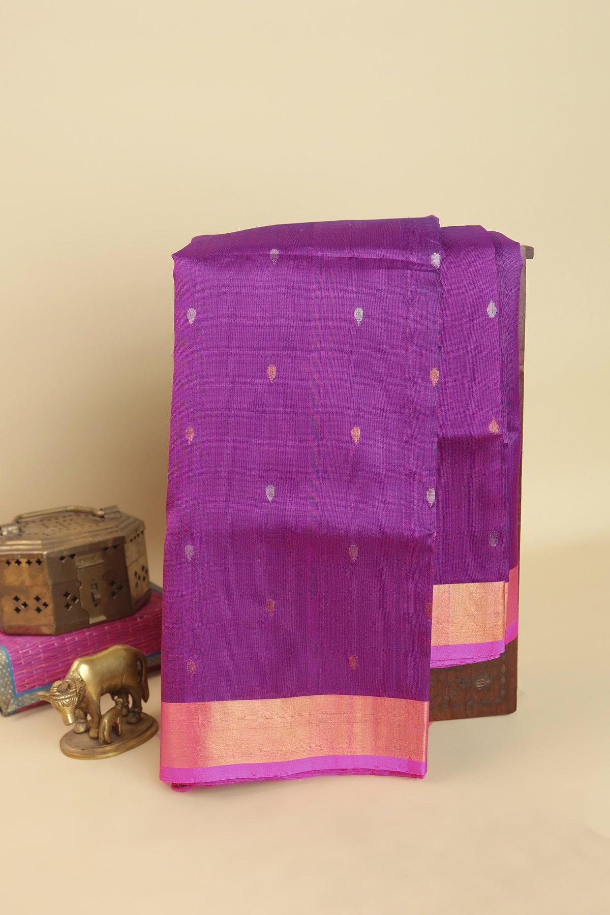 Uppada Silk Magenta Saree