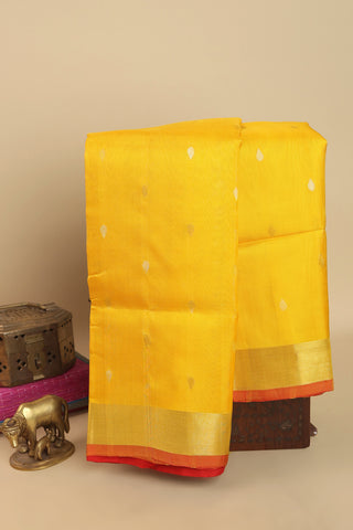 Uppada Silk Yellow Saree