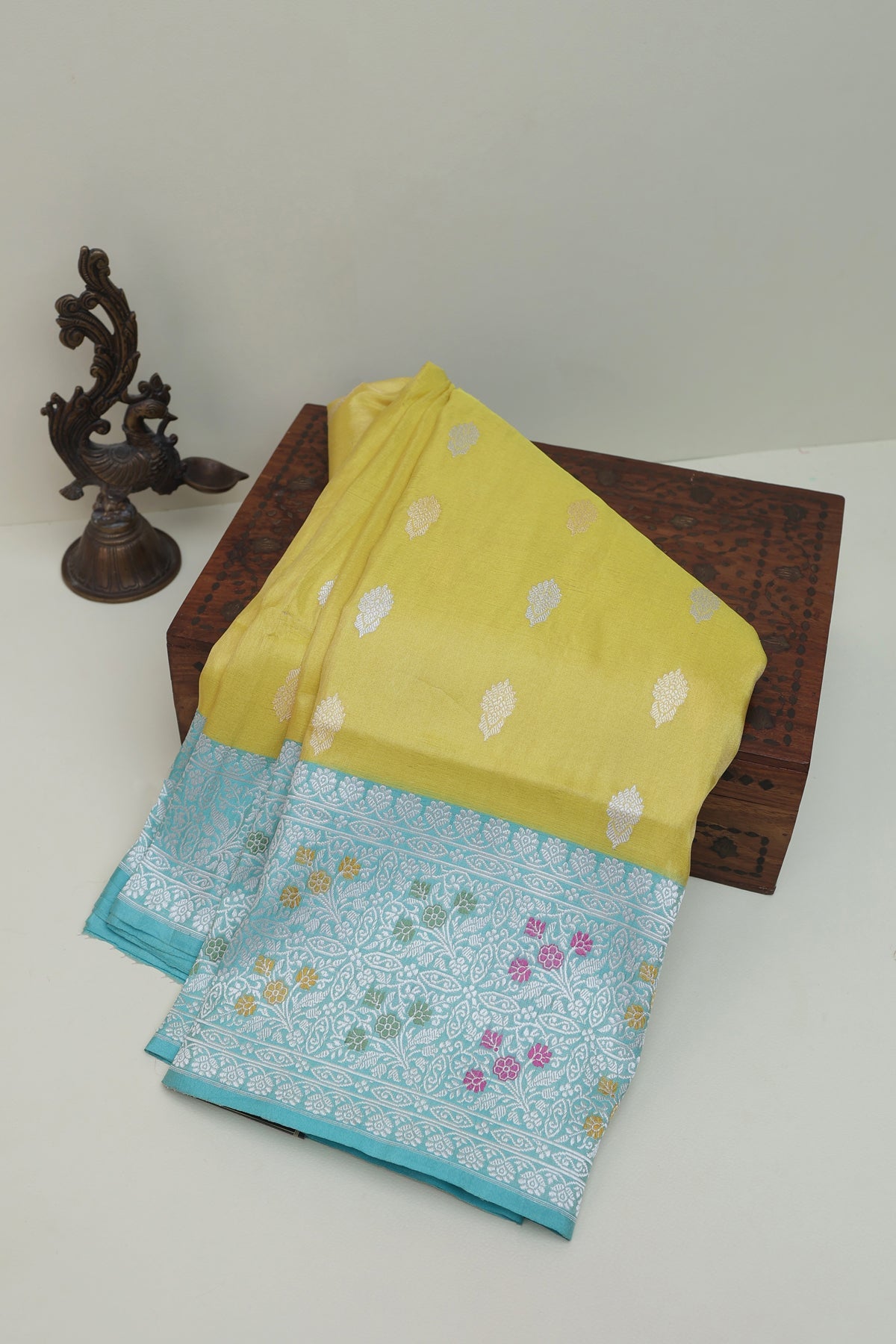 Banarasi Silk Yellow Saree