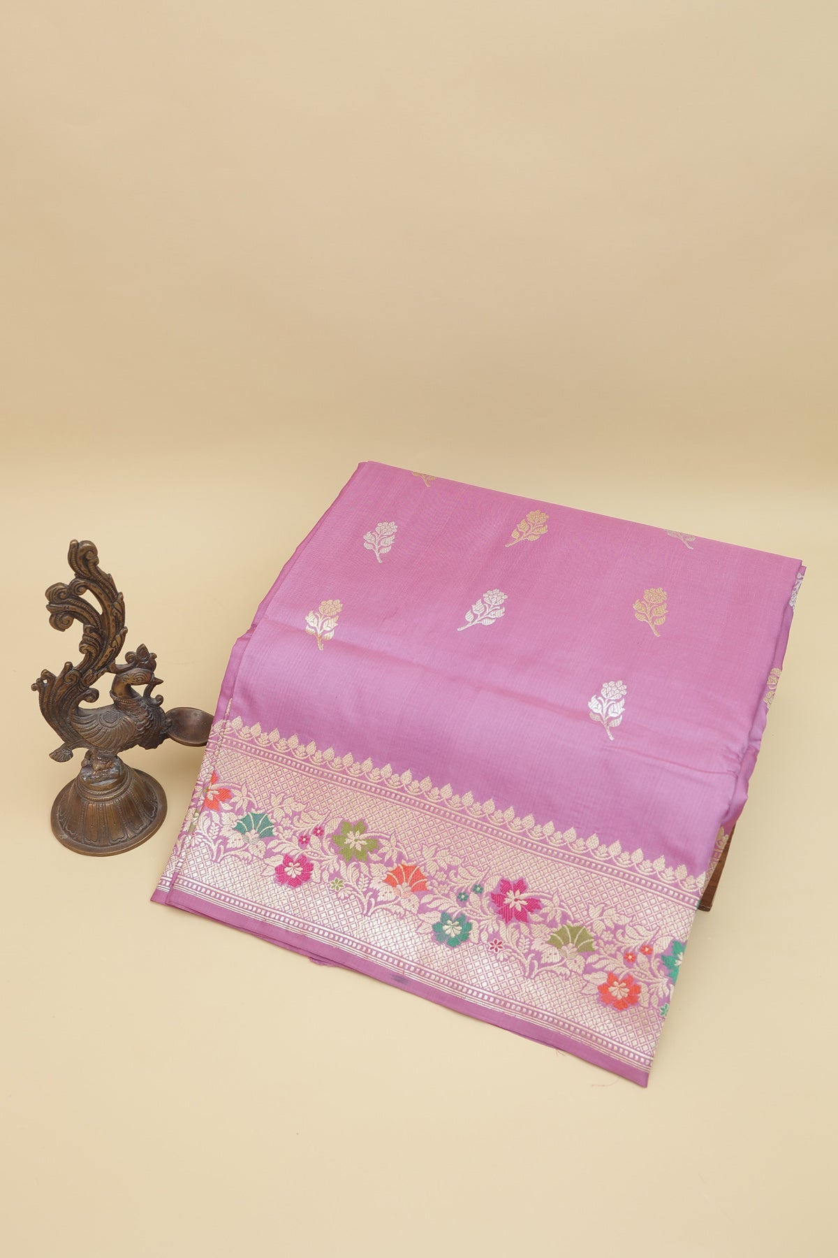 Banarasi Silk Lavender Saree