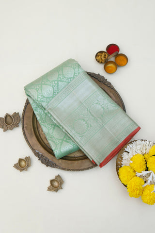 Kancheepuram Silk Sea Green Saree