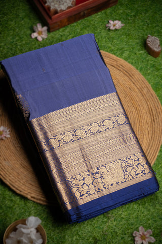 Coimbatore Soft Silk Rama Blue Saree