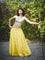 Yummy Yellow Raw Silk Skirt