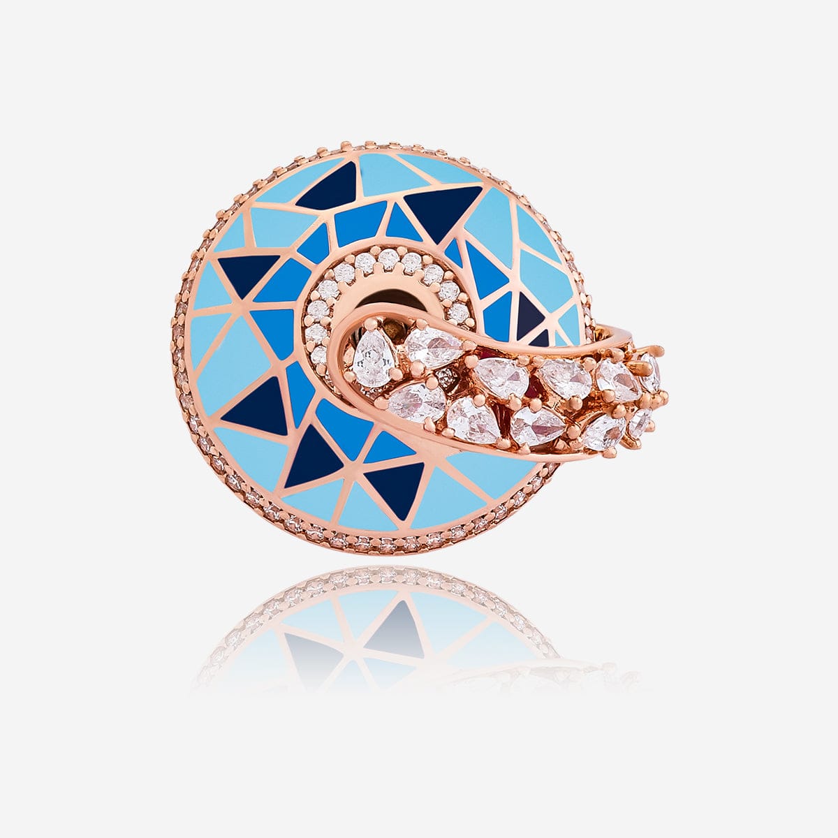 Meenakari  Zircon Finger Ring 169784