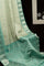 Varamahalakshmi Light Beige & Sea Green Gadwal Buttis Saree